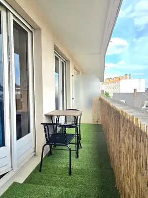 Balcon ou terrasse dans l'établissement Le Sherlock 2 - balcon - original - Wifi
