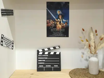 Plan de l'établissement Le 7e art - 2 * home cinéma * centre-ville * Netflix