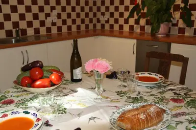 Nourriture dans la maison de vacances ou à proximité