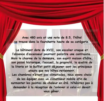 Plan de l'établissement LOGIS Hôtel Du Théâtre