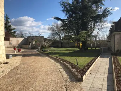 Jardin de l'établissement Domaine Plessis Gallu - vacation cottage rental