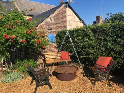 Jardin de l'établissement Le Chaton Rouge