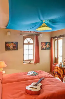 Un ou plusieurs lits dans un hébergement de l'établissement Hôtel des 4 continents - Le Mans