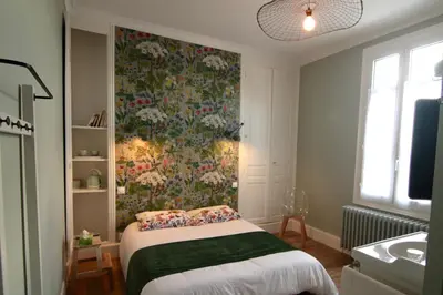 Un ou plusieurs lits dans un hébergement de l'établissement La Lambertine & Spa