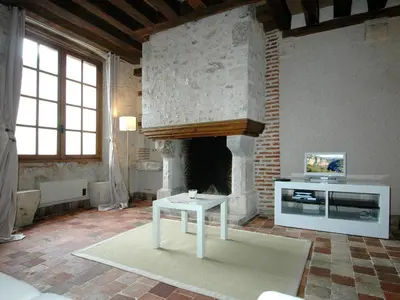 Coin salon dans l'établissement Appart'Tourisme Blois Châteaux de la Loire