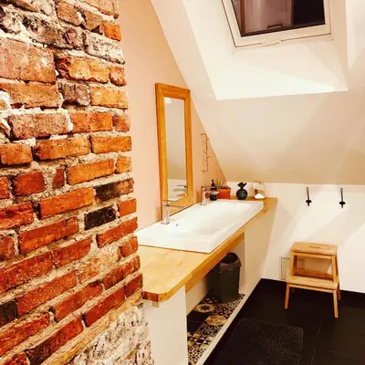Salle de bains dans l'établissement Maison 1440 - SPIRIT, logement Atypique Sport Auto