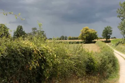 Paysage naturel près de la maison de vacances