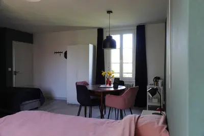Un ou plusieurs lits dans un hébergement de l'établissement B&B Les hirondelles du moulin, Val de Loire