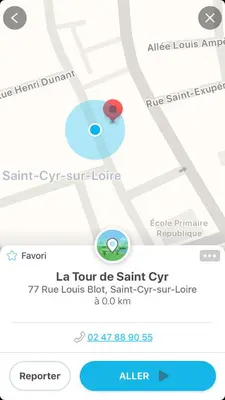 Plan de l'établissement La Tour de Saint Cyr