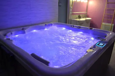Plan de l'établissement Au Coeur du Bien-Etre, gîte avec piscine chauffée et couverte, SPA, sauna, massages