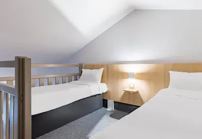 Un ou plusieurs lits dans un hébergement de l'établissement B&B HOTEL Tours Nord 1 Val de Loire