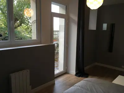 Un ou plusieurs lits dans un hébergement de l'établissement Belle vue