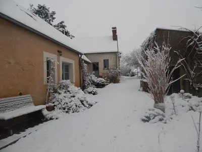 L'établissement Gîte Bois Gaillard en hiver