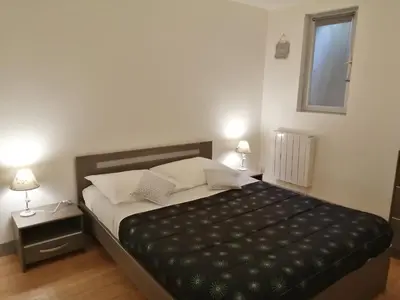 Un ou plusieurs lits dans un hébergement de l'établissement Appartement Bel Etre Langeais