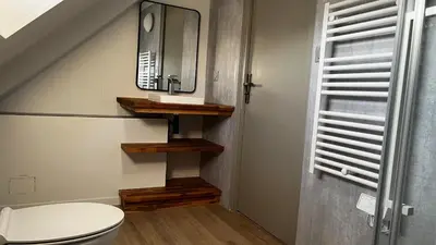Salle de bains dans l'établissement Le 24 Clemenceau