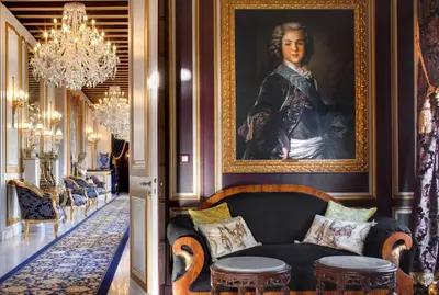 Coin salon dans l'établissement Château De Beauvois - La Maison Younan