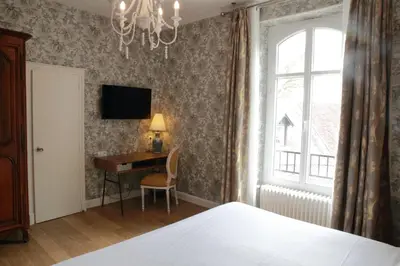 Un ou plusieurs lits dans un hébergement de l'établissement Le Relais Des Landes - Demeures et Chateaux