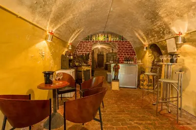 Coin salon dans l'établissement Chambres d'hôtes - Domaine Gigou