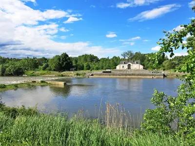 Paysage naturel près de la maison de vacances