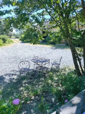 Jardin de l'établissement Chambres dans le gîte 
