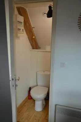 Salle de bains dans l'établissement Le gite d'Or