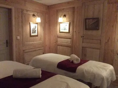 Un ou plusieurs lits dans un hébergement de l'établissement Appartements & Spa de la Marine Loire