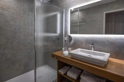 Salle de bains dans l'établissement Château De Pray