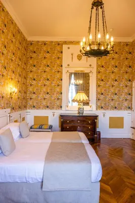 Un ou plusieurs lits dans un hébergement de l'établissement Château D'artigny