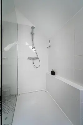 Salle de bains dans l'établissement Le Clos de La Rousselière B and B