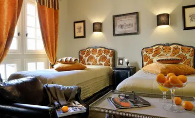 Un ou plusieurs lits dans un hébergement de l'établissement Hôtel Saint Pierre Boutique-Hôtel