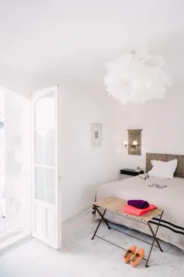 Un ou plusieurs lits dans un hébergement de l'établissement Hôtel Saint Pierre Boutique-Hôtel