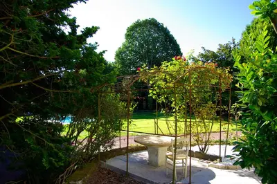 Jardin de l'établissement La gentilhommiere de Saumur
