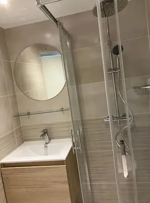 Salle de bains dans l'établissement La Bonne Note
