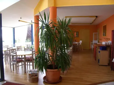 Restaurant ou autre lieu de restauration dans l'établissement Hôtel Noctuel Blois Sud