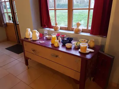 Nourriture dans la maison d'hôtes ou à proximité