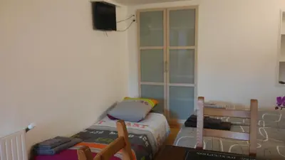 Coin salon dans l'établissement Les Bouvines