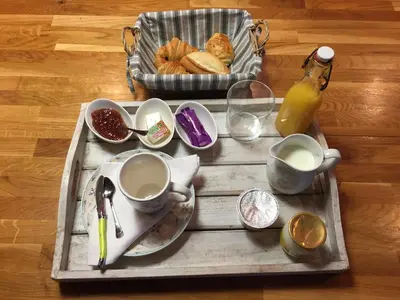 Nourriture dans le B&B/chambre d'hôtes ou à proximité