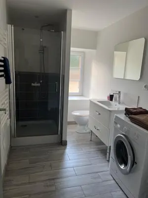 Salle de bains dans l'établissement Appartement centre historique