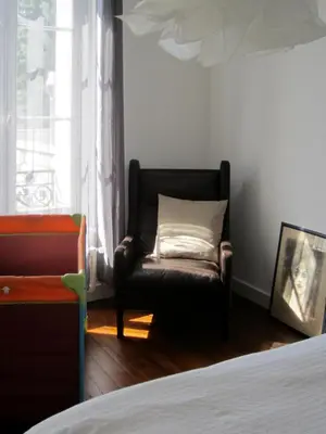 Coin salon dans l'établissement L appartement des bords du Cher