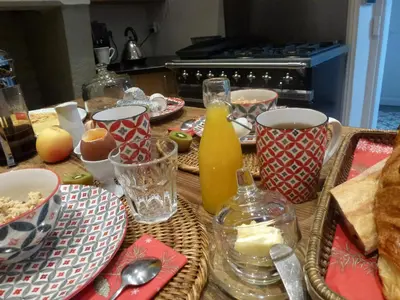 Nourriture dans la maison d'hôtes ou à proximité