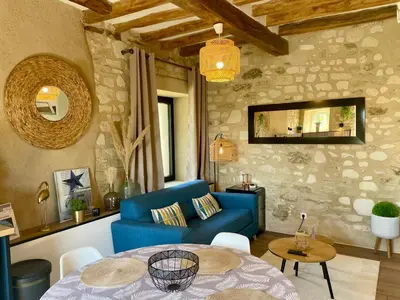 Coin salon dans l'établissement Suite 