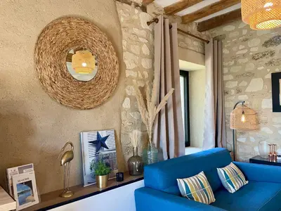 Coin salon dans l'établissement Suite 