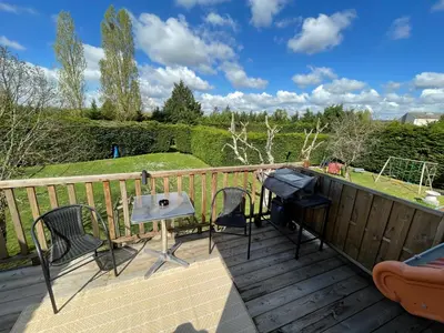 Balcon ou terrasse dans l'établissement Le Clos des Trois Provinces, Zoo de Beauval