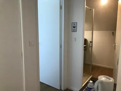 Salle de bains dans l'établissement La Marchanderie
