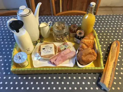 Nourriture dans le B&B/chambre d'hôtes ou à proximité