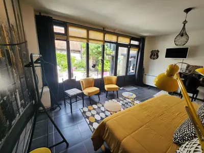 Coin salon dans l'établissement Le clos Pascaline
