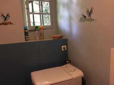 Salle de bains dans l'établissement Les vaulx