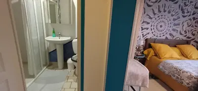 Salle de bains dans l'établissement Ideal pour une pause