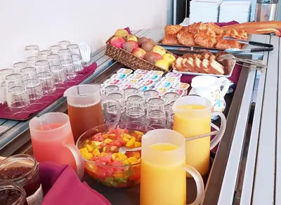 Nourriture dans l'hôtel ou à proximité