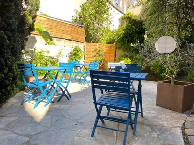 Jardin de l'établissement Hotel Colbert